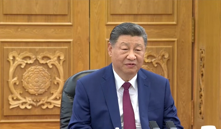 習近平示警,「台灣問題」美中處理不好就會發生衝突。(翻攝YT@The White House)