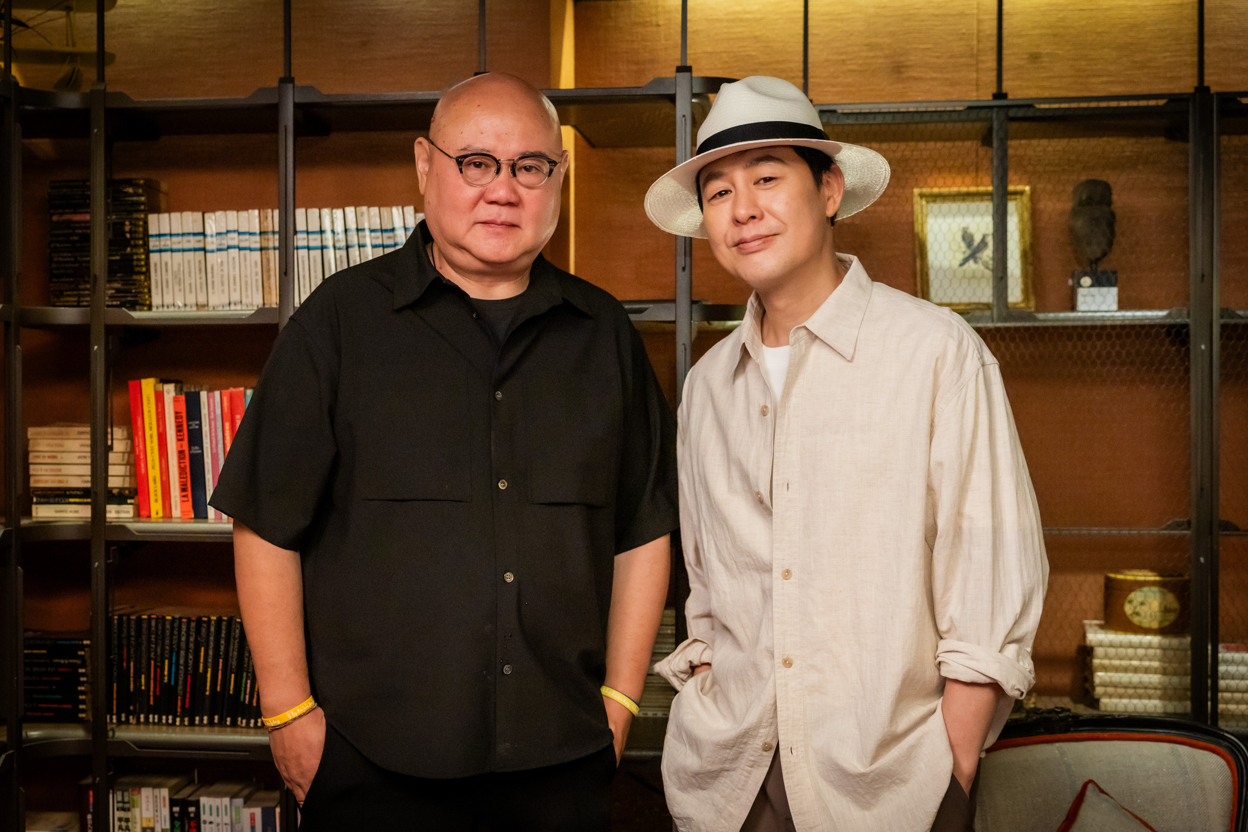《日掛中天》導演蔡尚君大讚張頌文演技精湛,一個即興的走位調動為電影增色不少。(兩岸電影展提供)