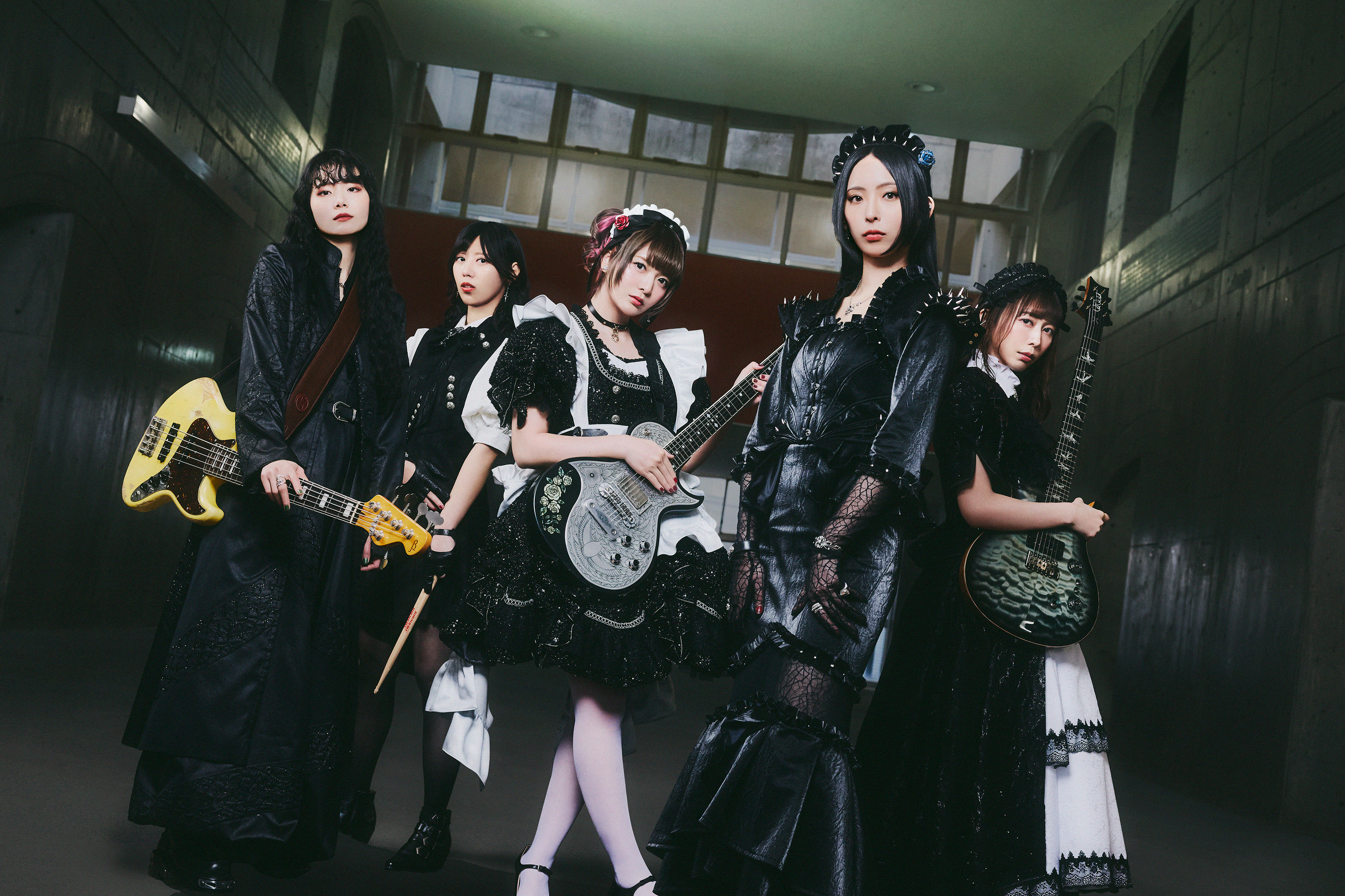 女僕搖滾樂團BAND-MAID將於9月在Legacy Tera開唱。(Welcome Music提供)