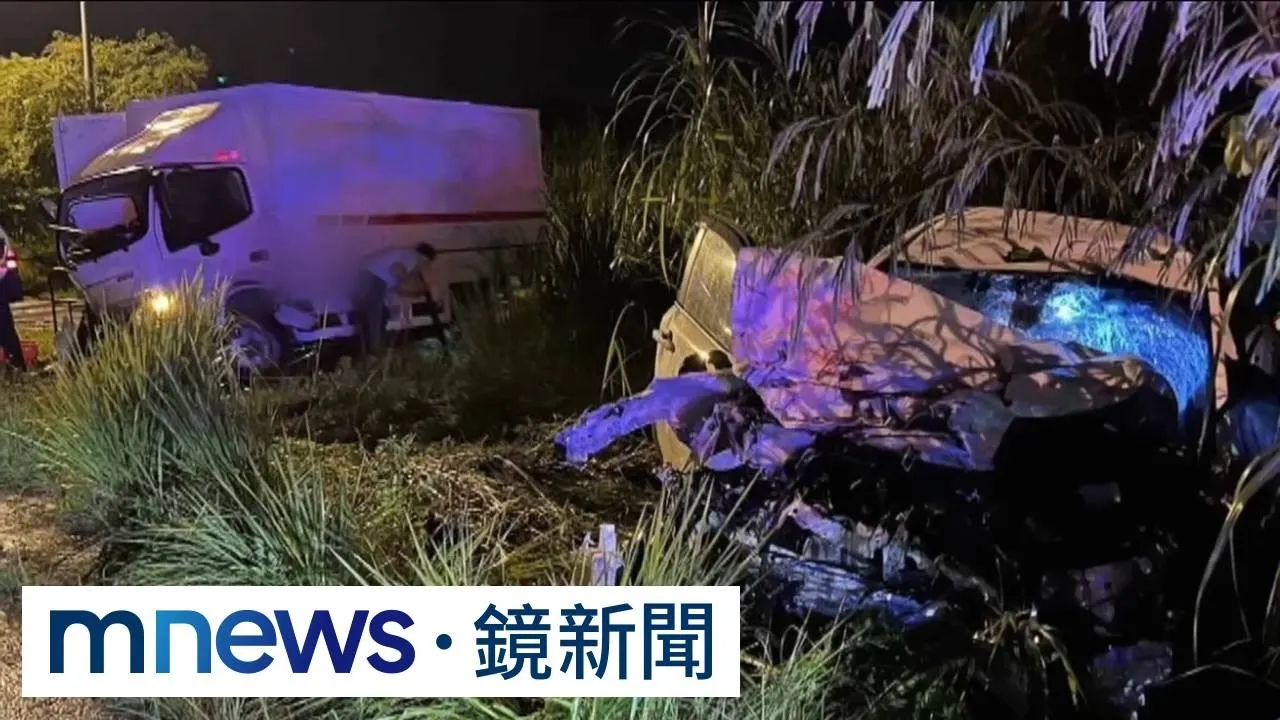 大雨中狂飆失控　小貨車對撞自小客車釀祖孫雙亡
