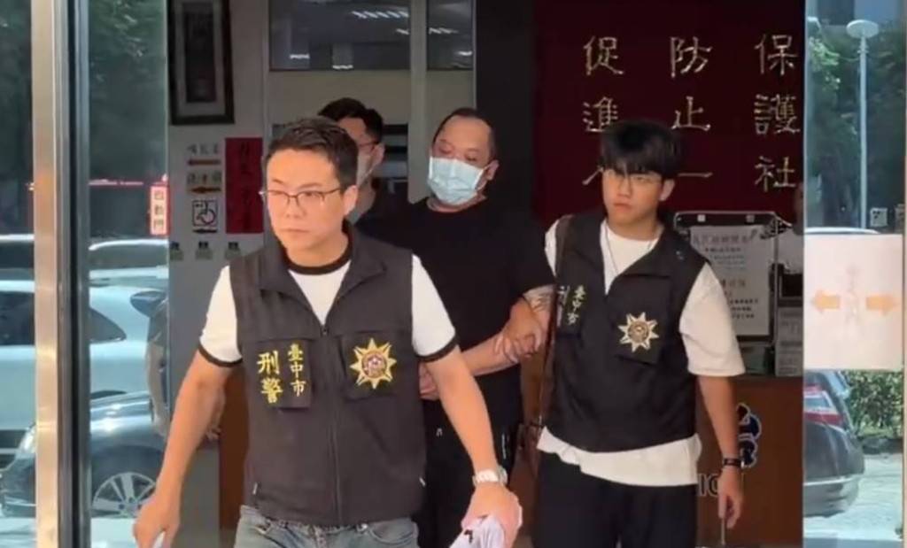 廖嫌被依反滲透法移送地檢署。(讀者提供)