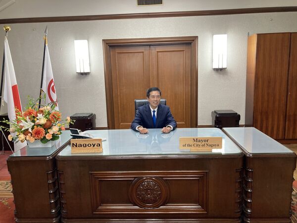 名古屋市長廣澤一郎。(翻攝自廣澤一郎官網)