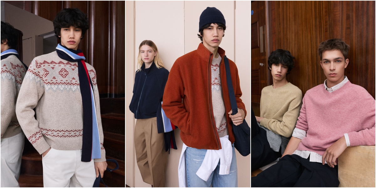 UNIQLO and JW ANDERSON 2026秋冬系列結合復古細節與現代機能。(品牌提供)