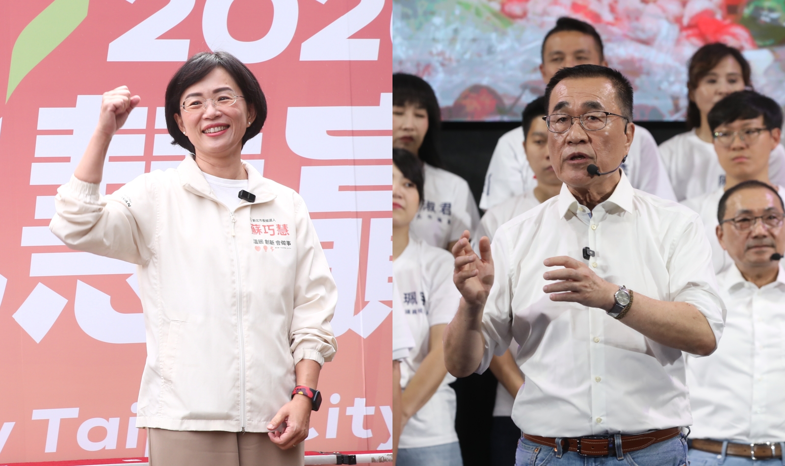 蘇巧慧在最新民調的支持度微幅領先李四川。(鏡報李鍾泉、林煒凱)