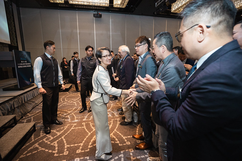 蕭美琴出席第64屆十大傑出青年選拔辦法暨評審主任委員公布記者會。(總統府提供)