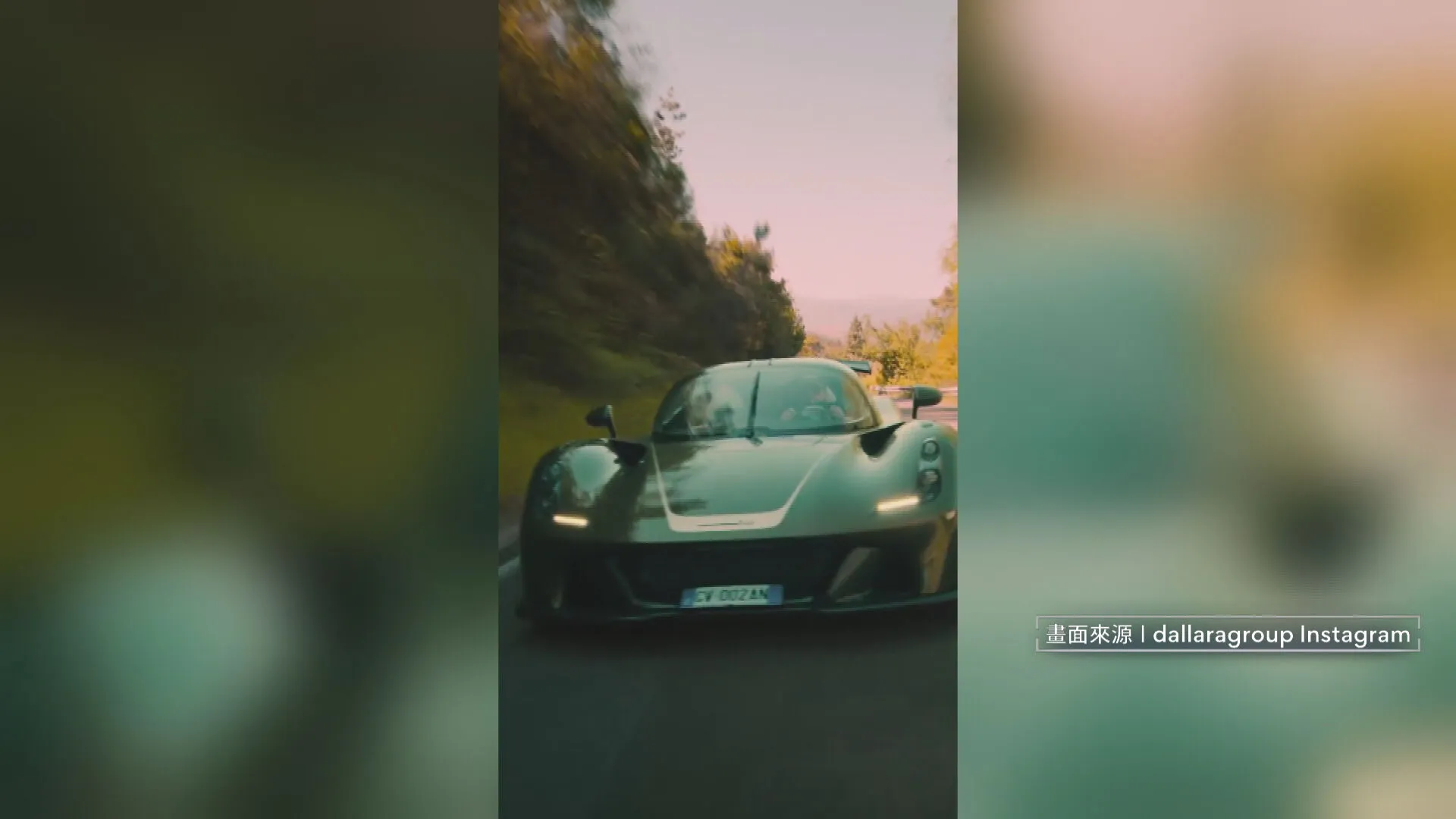 全台僅1輛義大利手工跑車　疑未拉手煞摔下邊坡