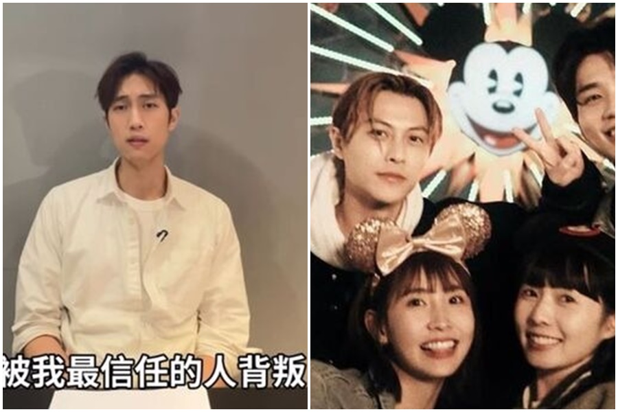 范姜彥豐公開指控婚變主因,是粿粿婚內出軌日前才得金鐘獎的「棒棒堂」王子邱勝翊。(翻攝自范姜彥豐、粿粿IG)