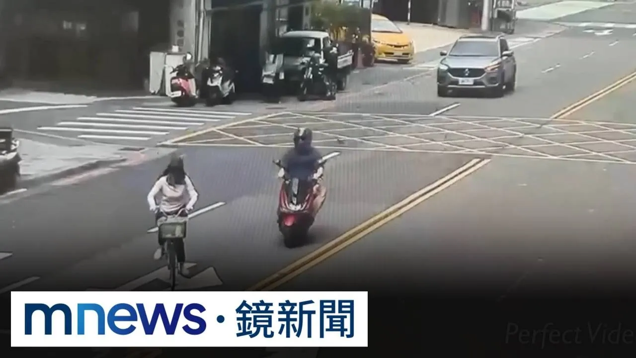 美籍藝人柯龍騎車突遇「鬼切婦」　重摔雙膝慘見血