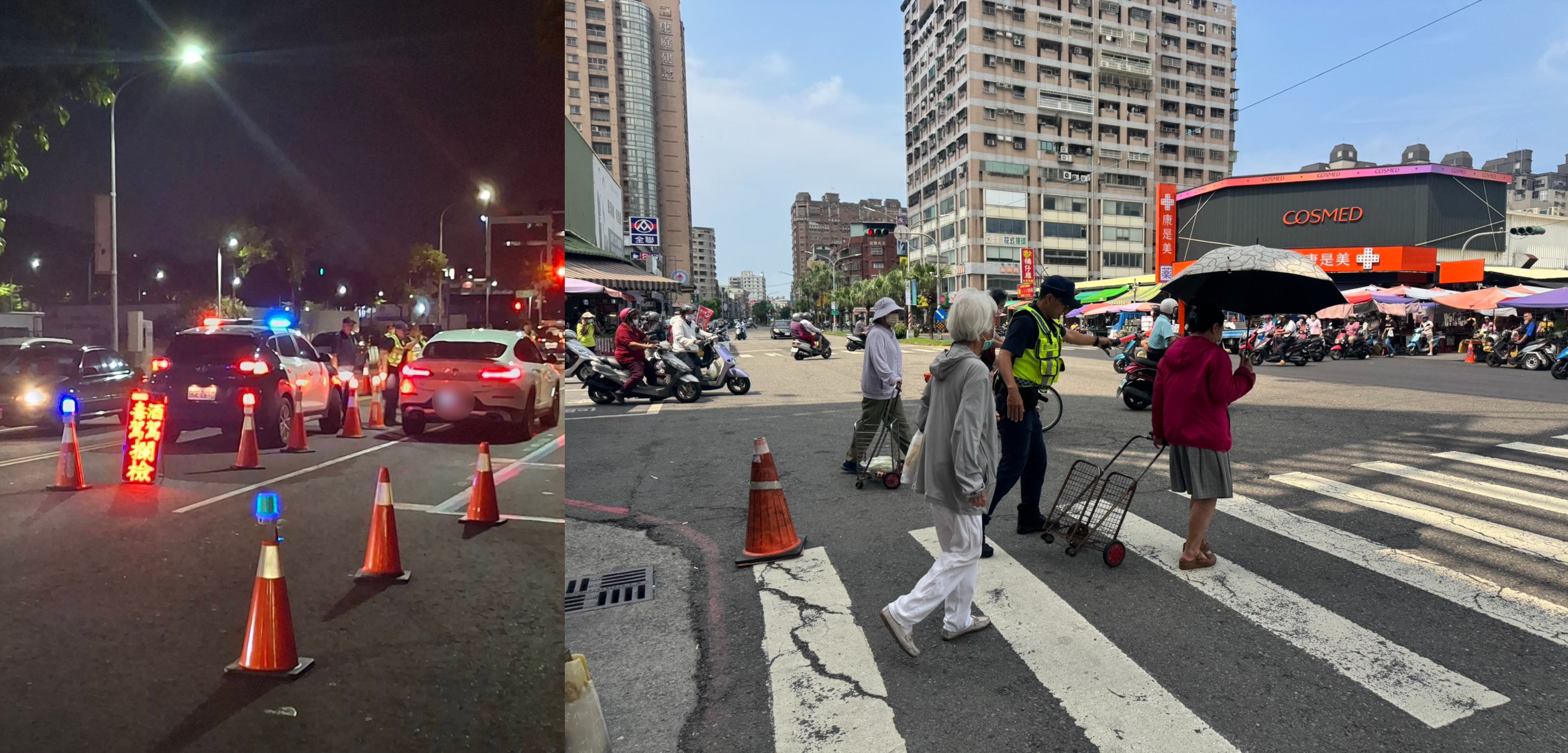 人潮將現衛武營、親子遊樂熱門景點　鳳山警加強中秋連假毒酒駕查緝、交通疏導