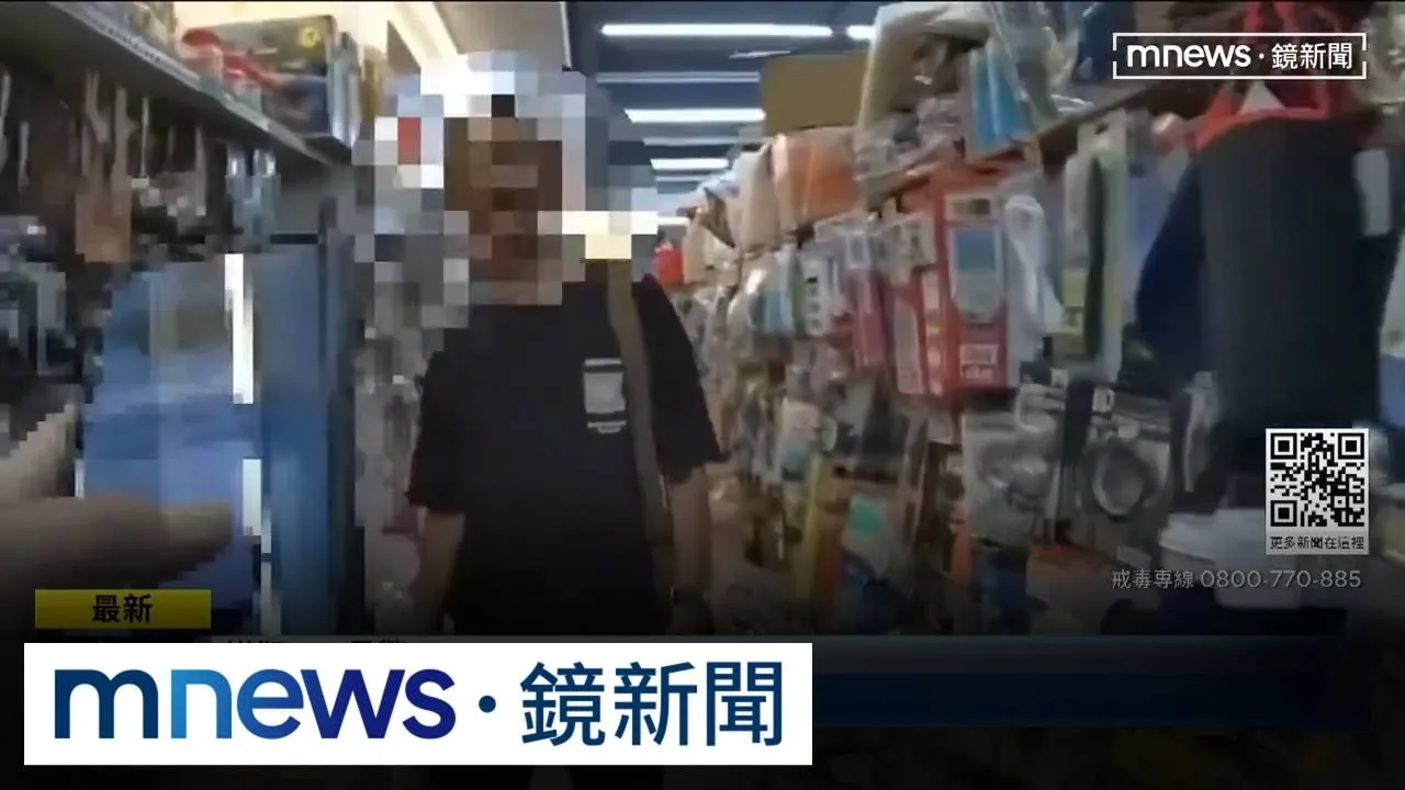 夜市違停機車露餡　通緝犯躲五金行難逃法網