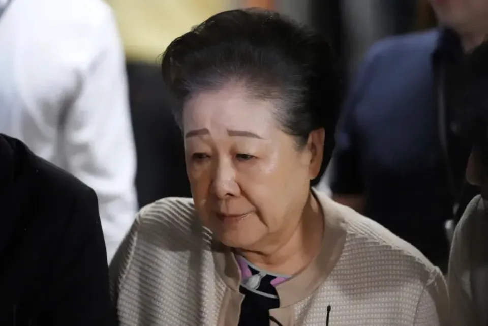 南韓統一教會長韓鶴子遭求刑13年。(AP)