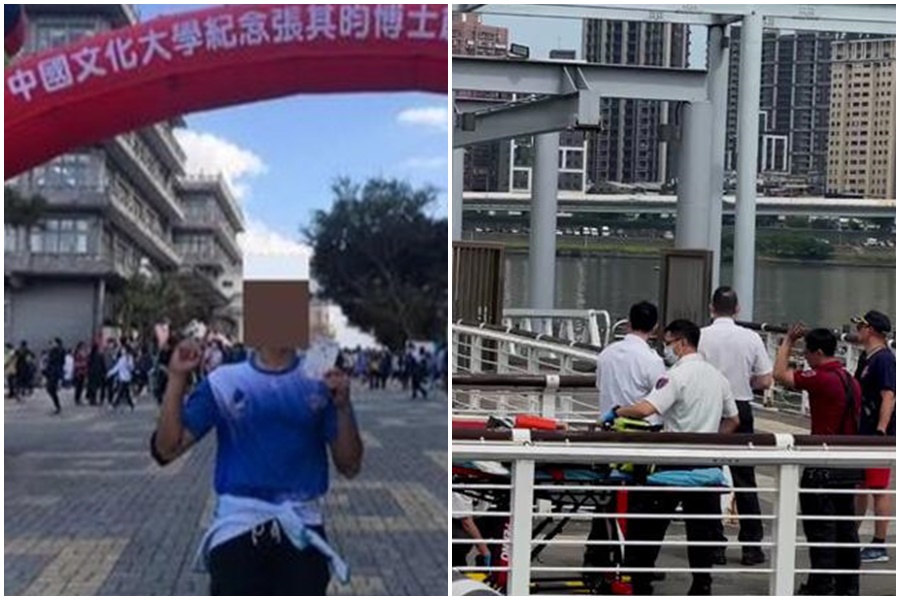 24歲李姓男大生義勇為跳水救人,卻遭水流沖走失聯,目前仍下落不明。(翻攝畫面)