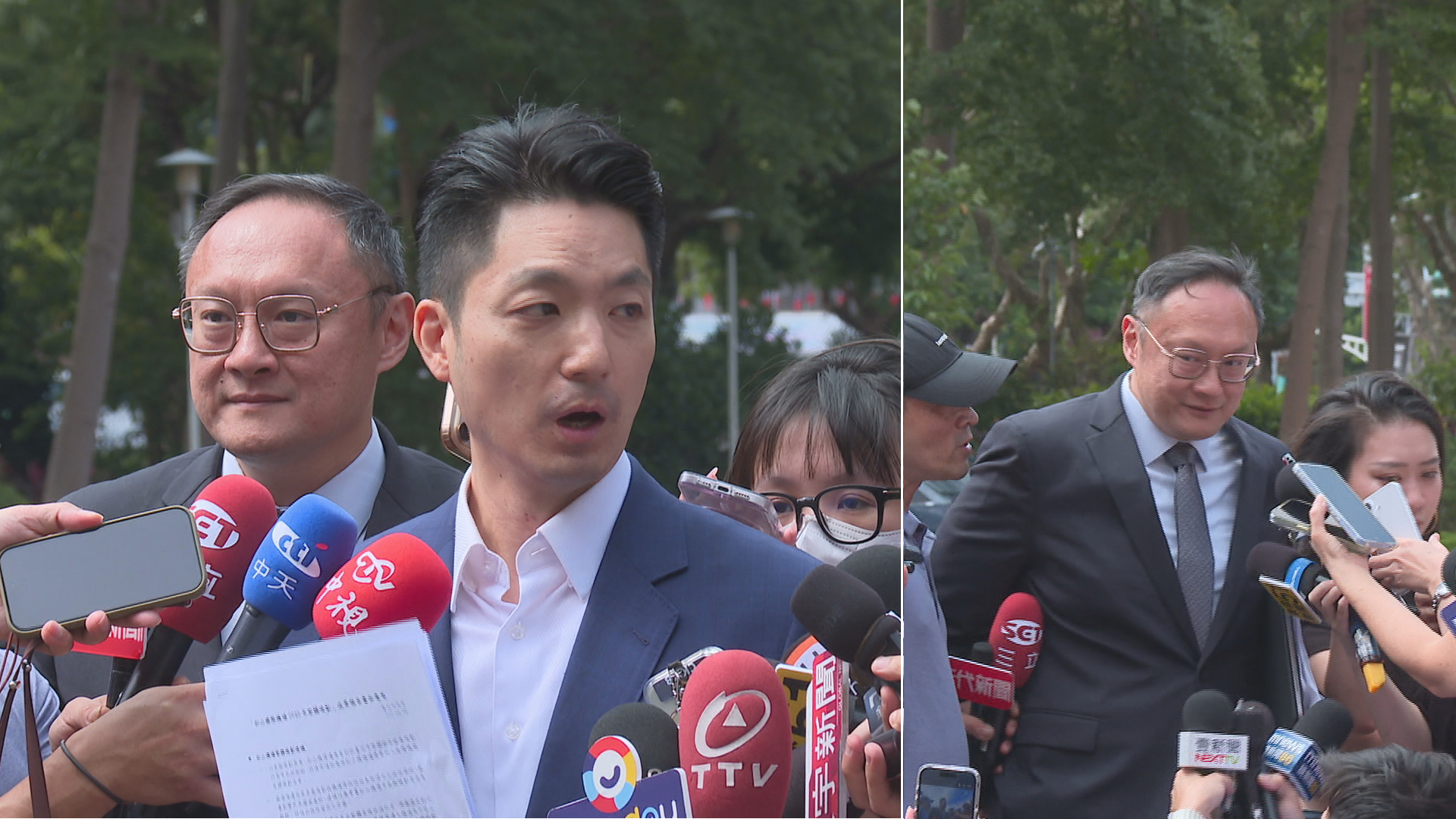 遭追問松機配套蔣萬安突閃離　台中副市長「跨市代答」記者傻眼