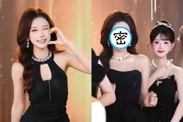 抖音女團「SK月亮湖217」的人氣成員「楓葉姐姐」在台灣爆紅。(翻攝抖音/Threads)