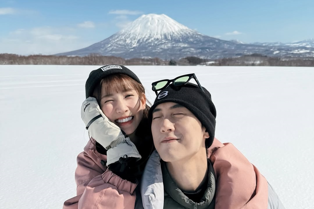 兩人最後一次公開合體已是3月一同前往日本滑雪。(翻攝自范姜彥豐 IG)