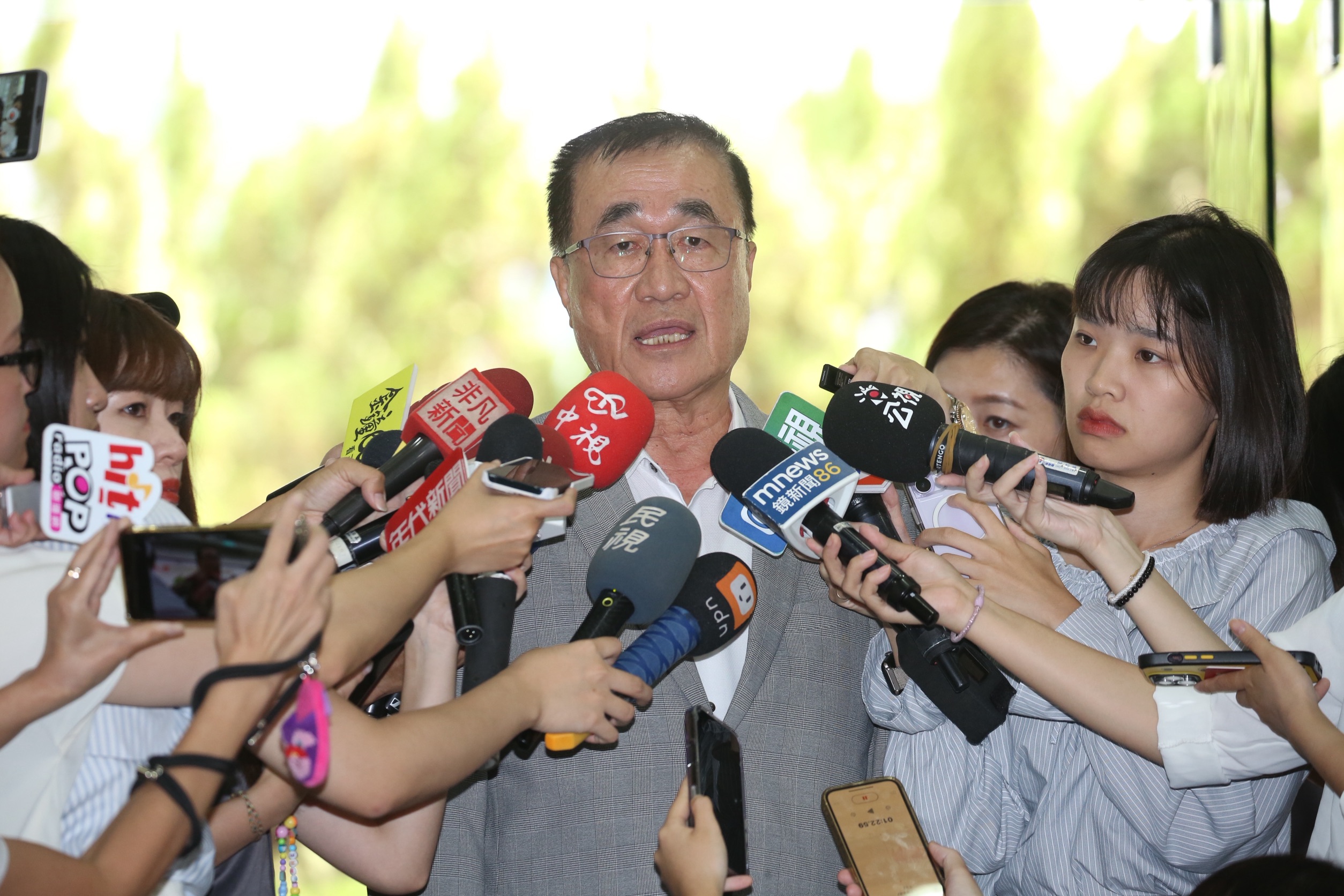 李四川表示,參選新北市長初衷,是受到板橋阿嬤所鼓舞。(鏡報董孟航,資料照)