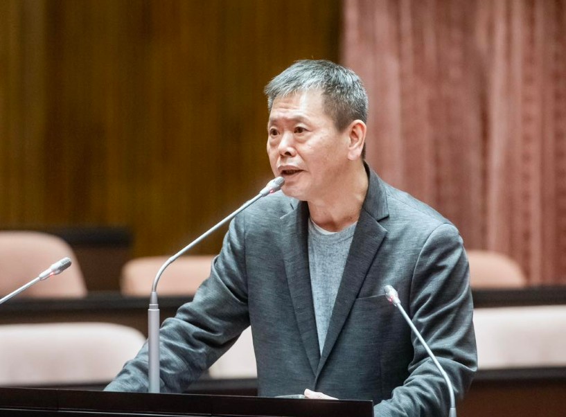 前立委林為洲砲轟藍營新竹縣長初選制度不公。(翻攝林為洲臉書)