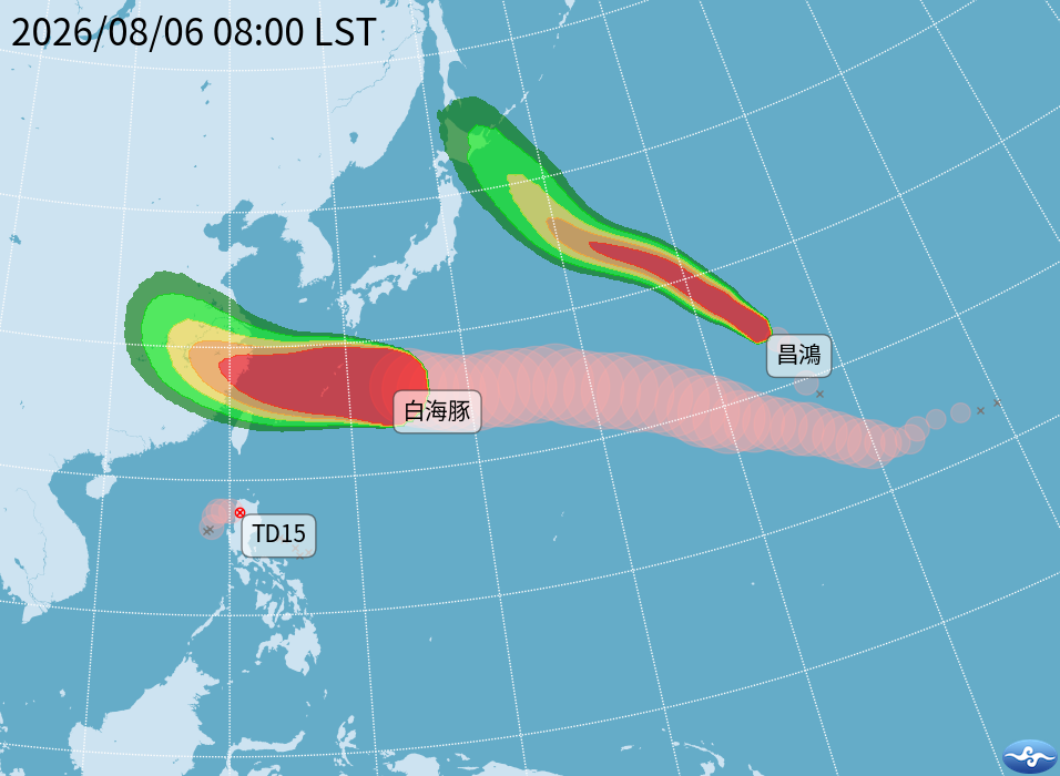 白海豚「4度抗乾成功」！眼牆又爆發對流　氣象粉專驚喊：是頑強的勇士