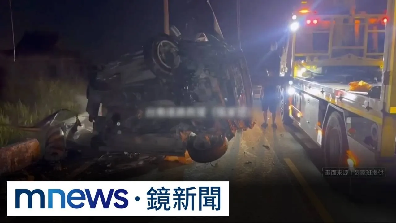 心碎父親節！大貨車毒駕逆撞轎車　男遭夾亡家屬接噩耗