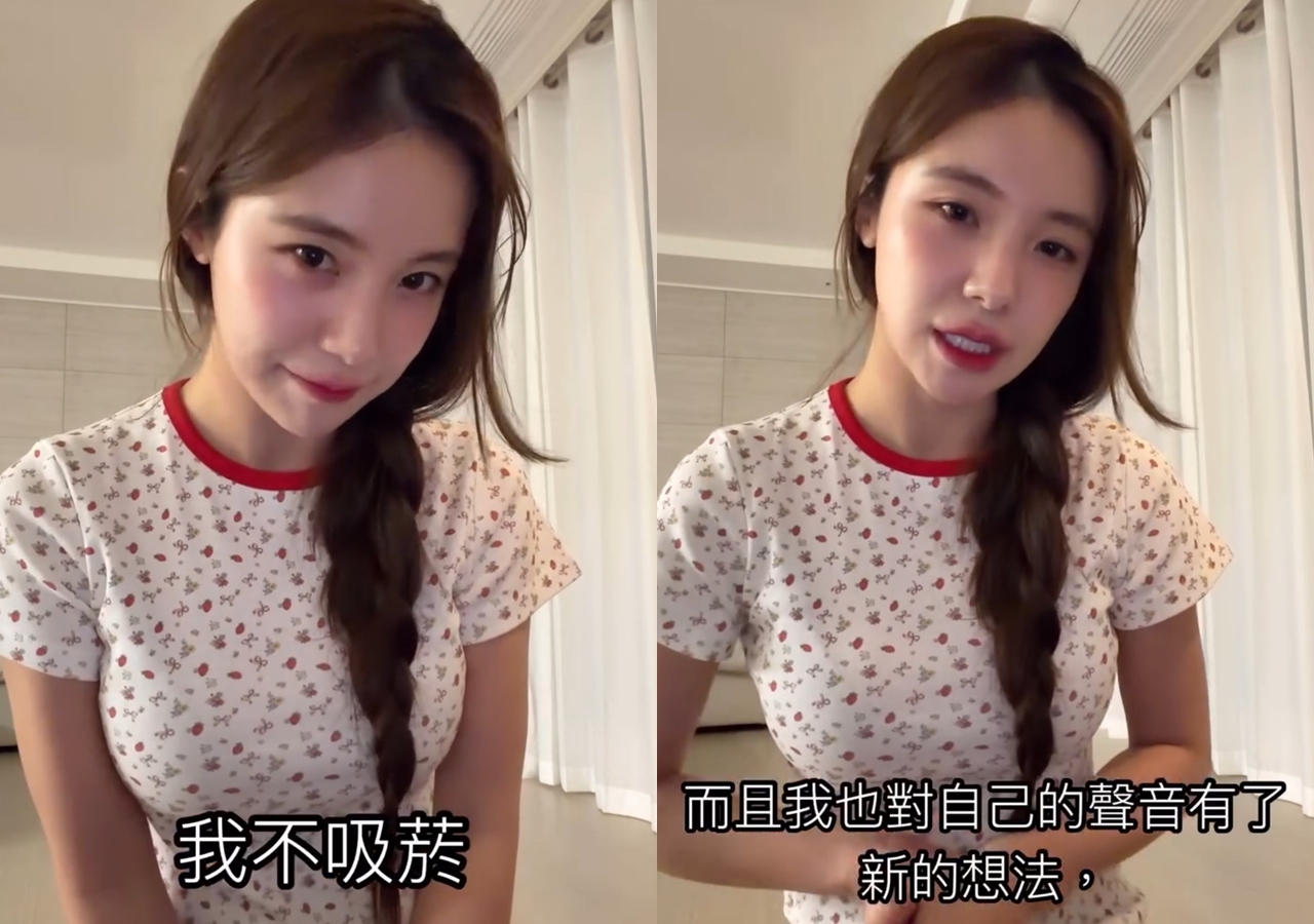 李多慧今深夜po出影片回應,希望粉絲們不用替她擔心「我真的沒事」,她還提到自己不喜歡抽菸。