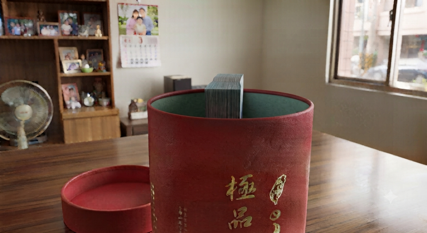 為了讓女兒順利升職,屏東縣1對何姓夫妻竟將裝有30萬元現金的茶葉罐,轉交給鄉代會主席,企圖向時任鄉長行賄。(示意圖,AI生成)