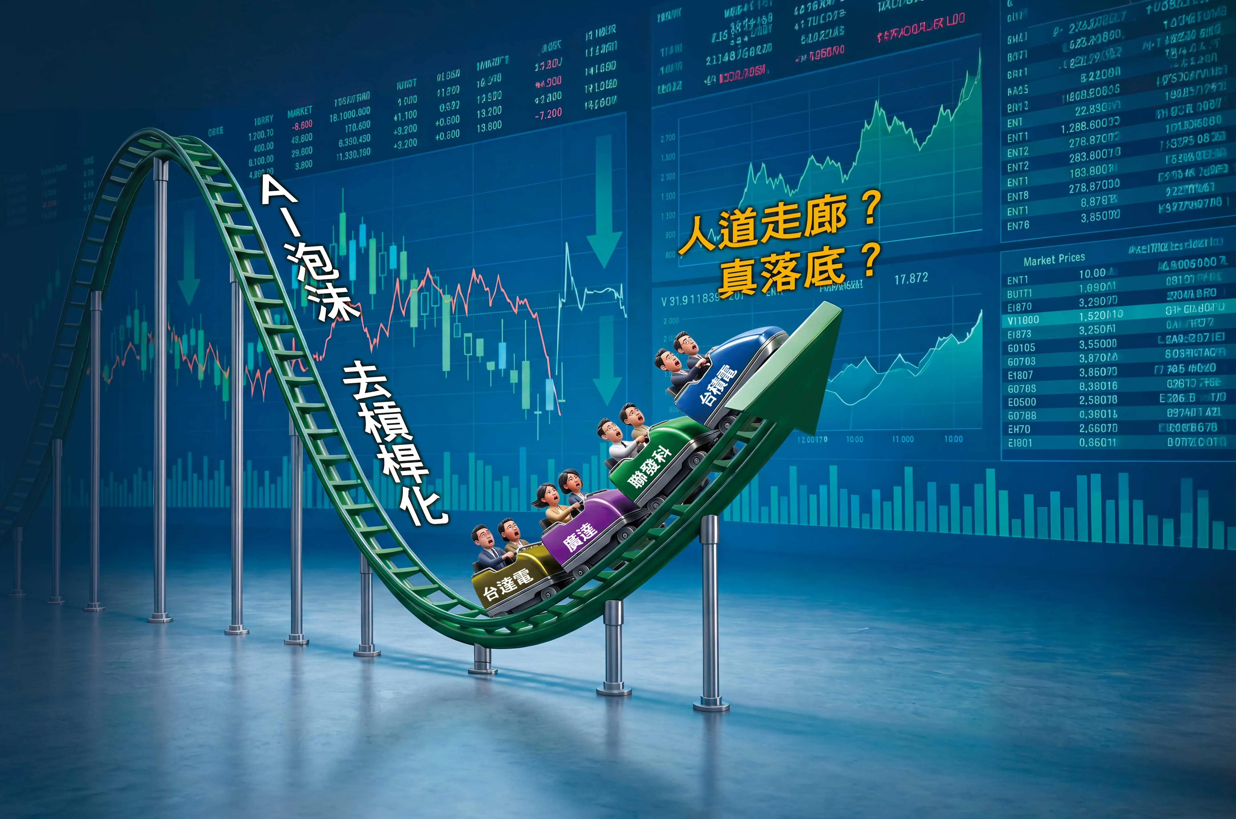 AI股大怒神／亞股去槓桿崩跌四貸同堂太煎熬　AI股第三季多空交戰
