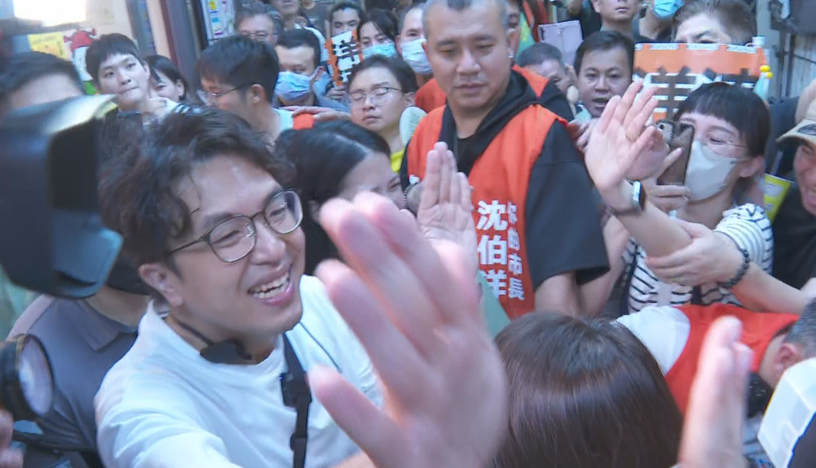 沈伯洋夜市掃街提「怕羹太甜」再掀南北戰　賴清德親回皺眉迷因圖