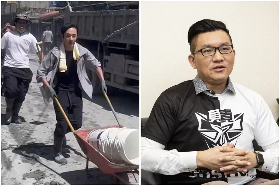 網紅八炯不滿前台北市議員童仲彥質疑去年赴花蓮災區拍片作秀,認為名譽受損,對童仲彥等人提起告訴。(翻攝自Threads@_____bela.d_____、本刊資料照)