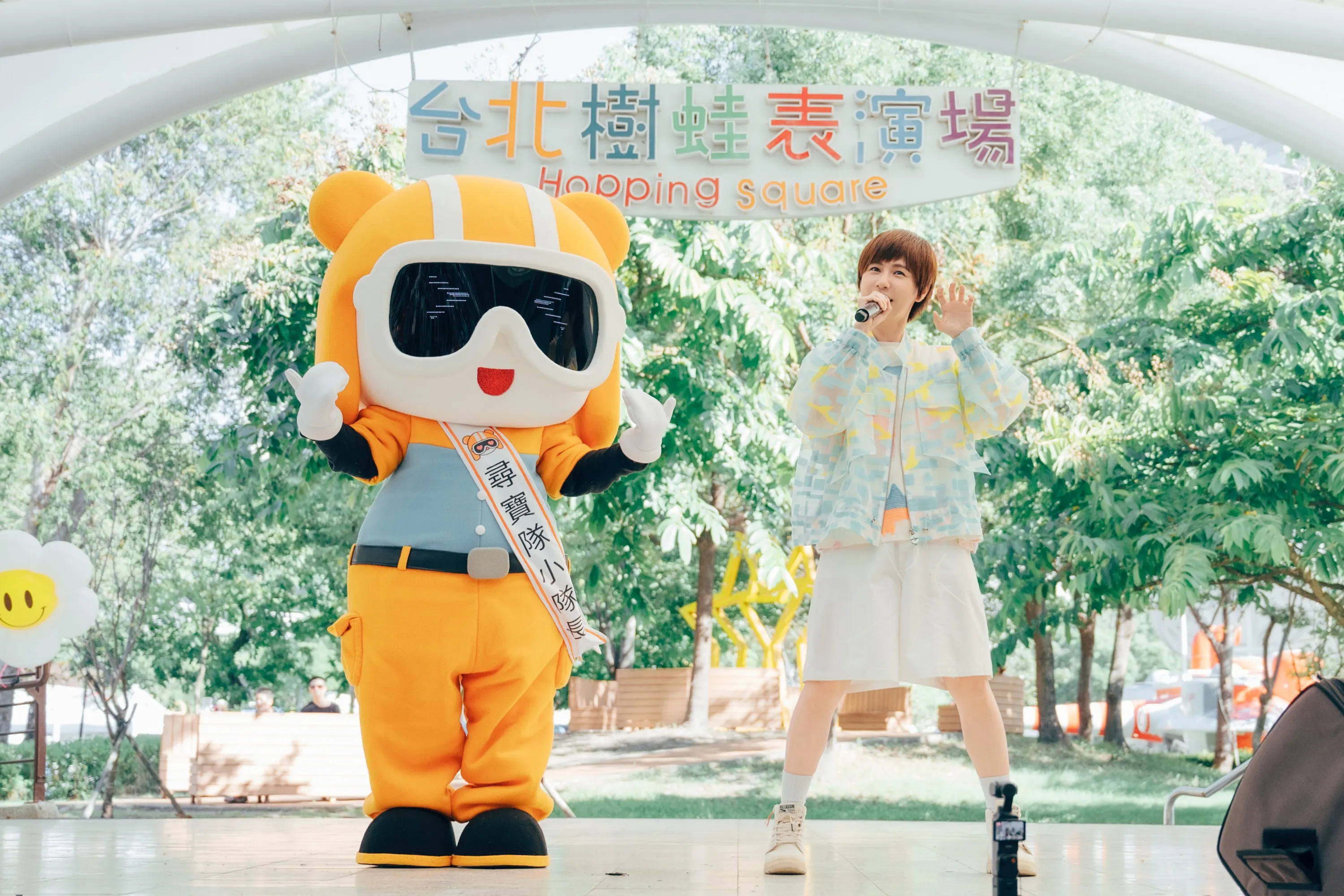 小魏魏嘉瑩500粉絲塞爆兒童新樂園　「虎爪舞」嗨翻大小朋友