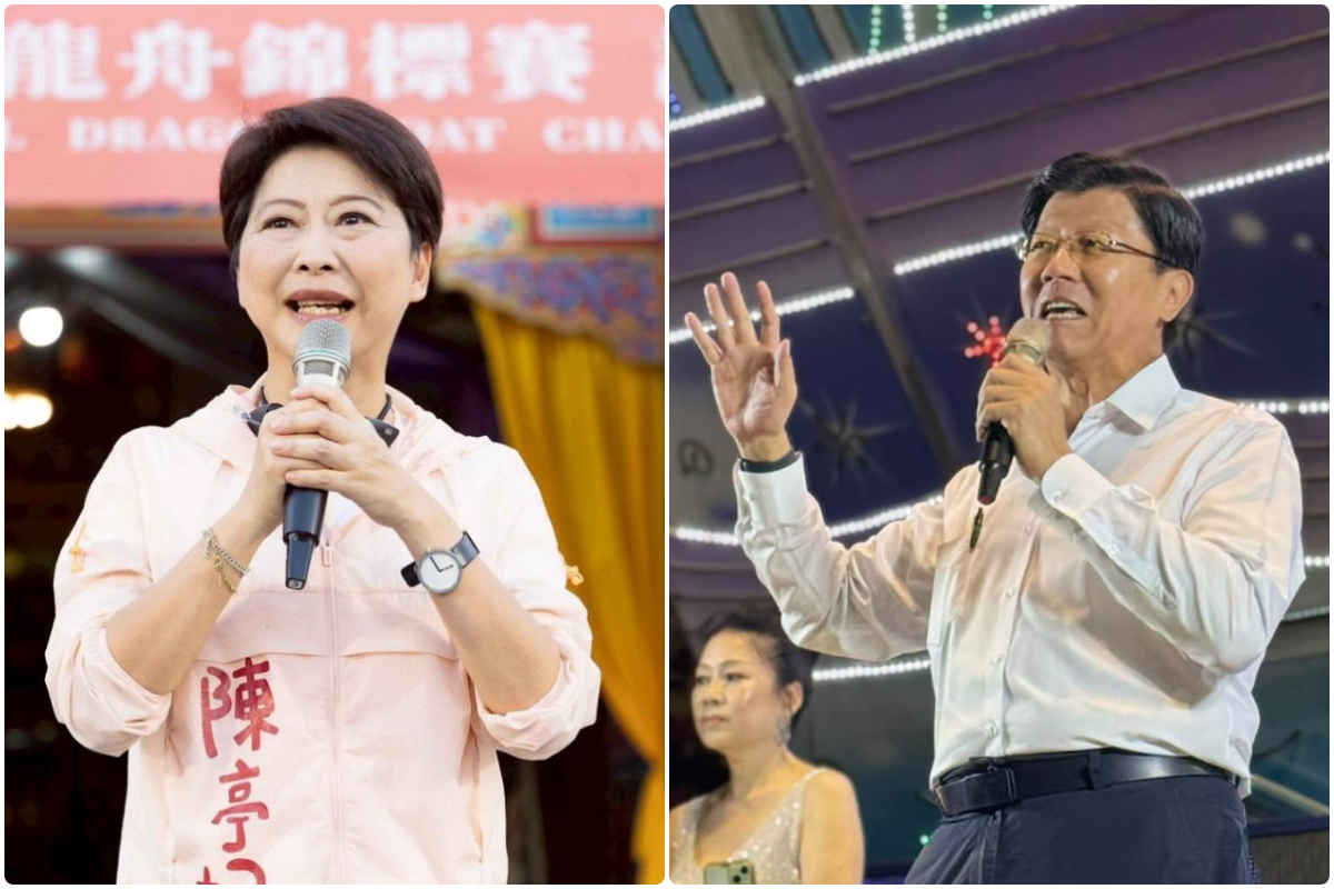AI民意模擬台南市選戰／陳亭妃領先逾12點、橫掃35區　謝龍介中間選民看好度微幅超前