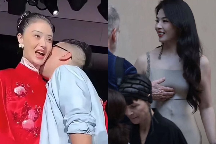中國女星劉濤、蔣欣,最近先後在時尚活動上遭到非禮。(翻攝自微博)