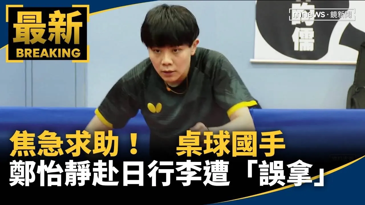 焦急求助！　桌球國手鄭怡靜赴日行李遭「誤拿」