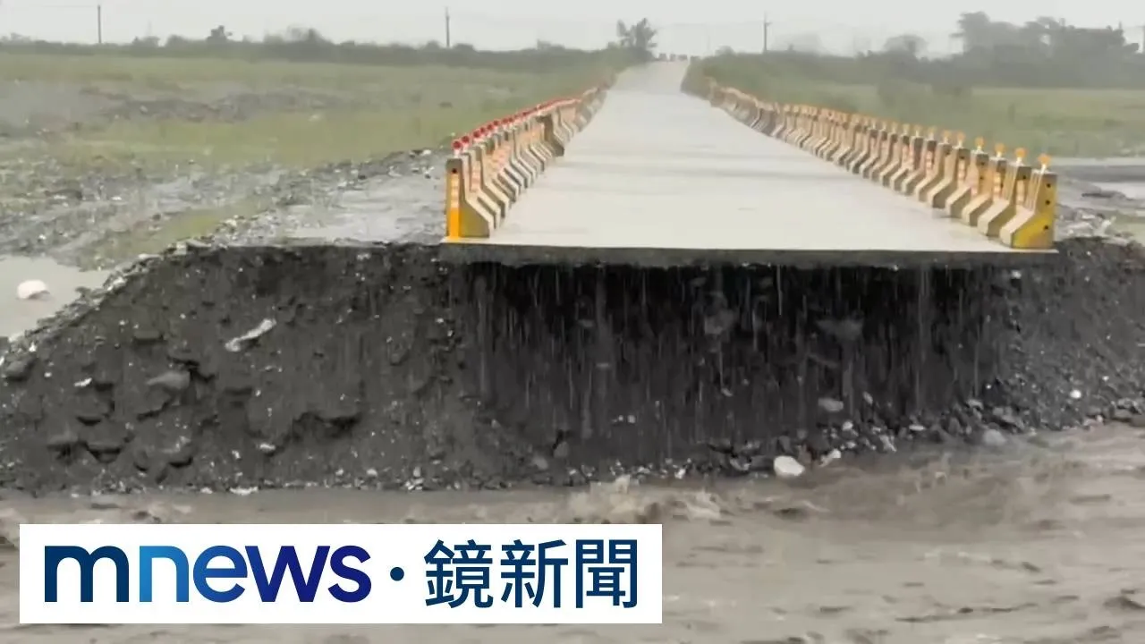 花蓮秀姑巒溪暴漲沖斷「玉長便道」　6旬保全墜河遭沖走