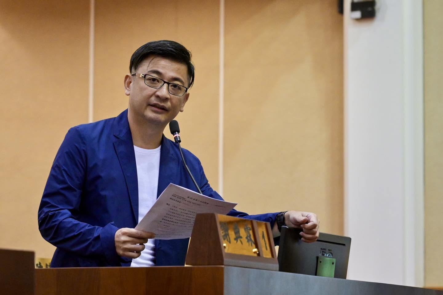 彰化縣議長謝典霖。(翻攝謝典霖臉書)
