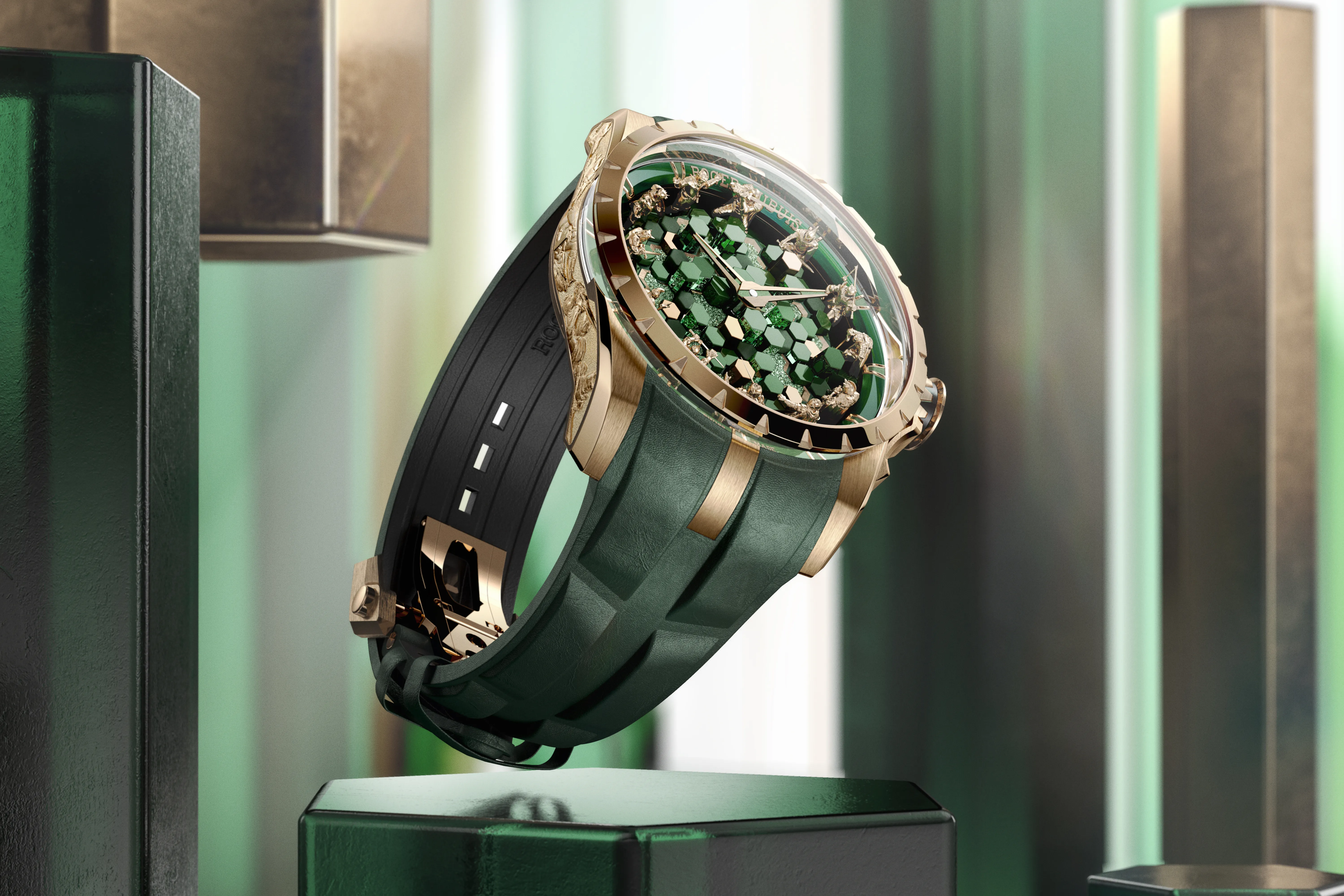 錶誌／別人做面盤，ROGER DUBUIS跑去蓋森林？「梅林限定錶」57塊立體結構到底有多誇張？