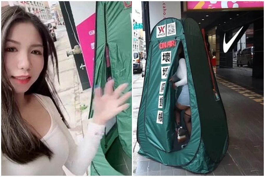 成人平台女神梁冪,為此次魔鏡帳企劃第一人。(翻攝自梁冪IG)