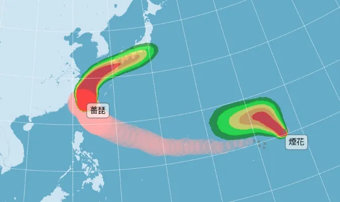 薔琵已減弱為輕颱！　氣象署14時30分解除颱風陸上警報