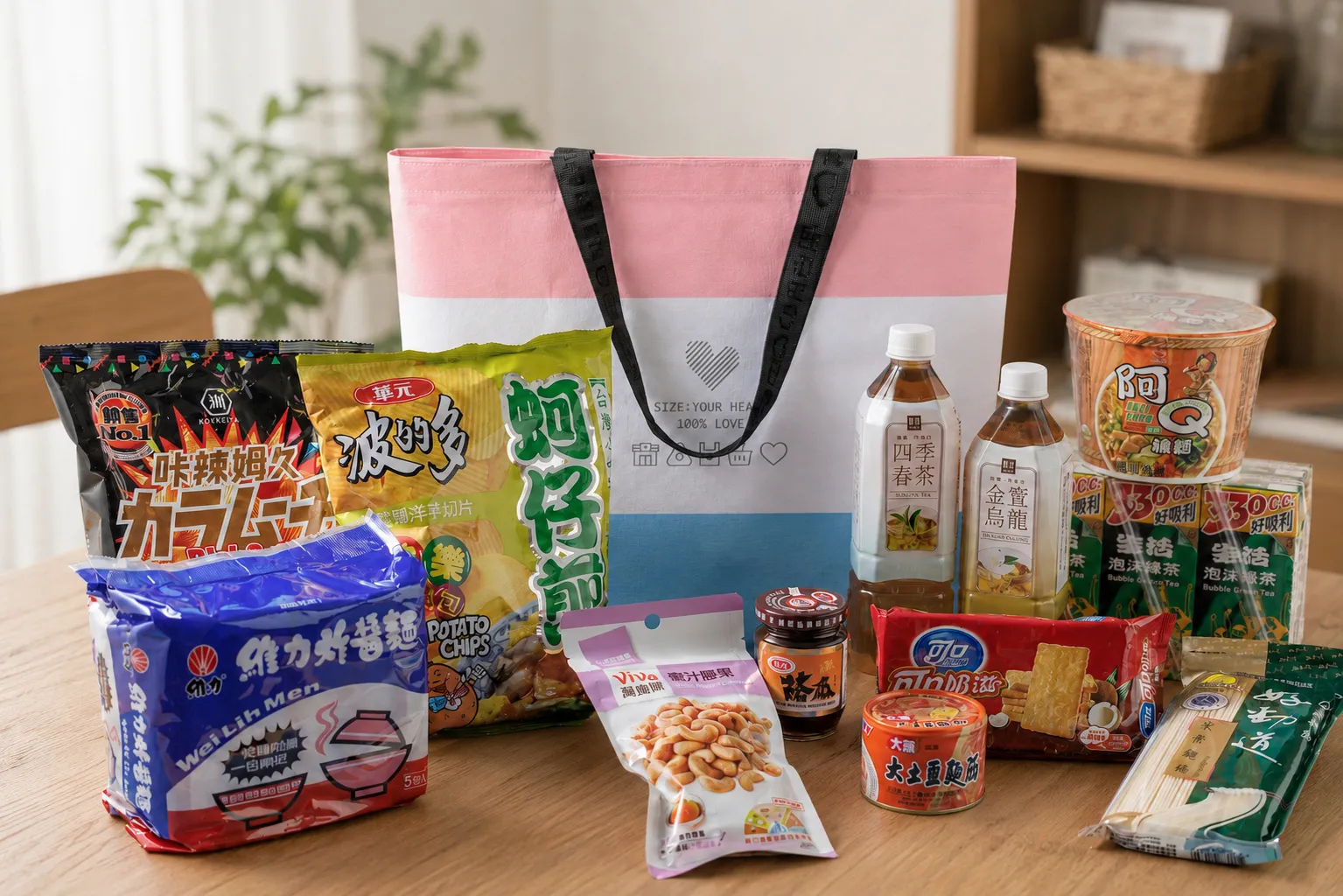 中元採買一袋搞定！萊爾富限量普渡袋599元開賣　備足12款商品祭祀超省力