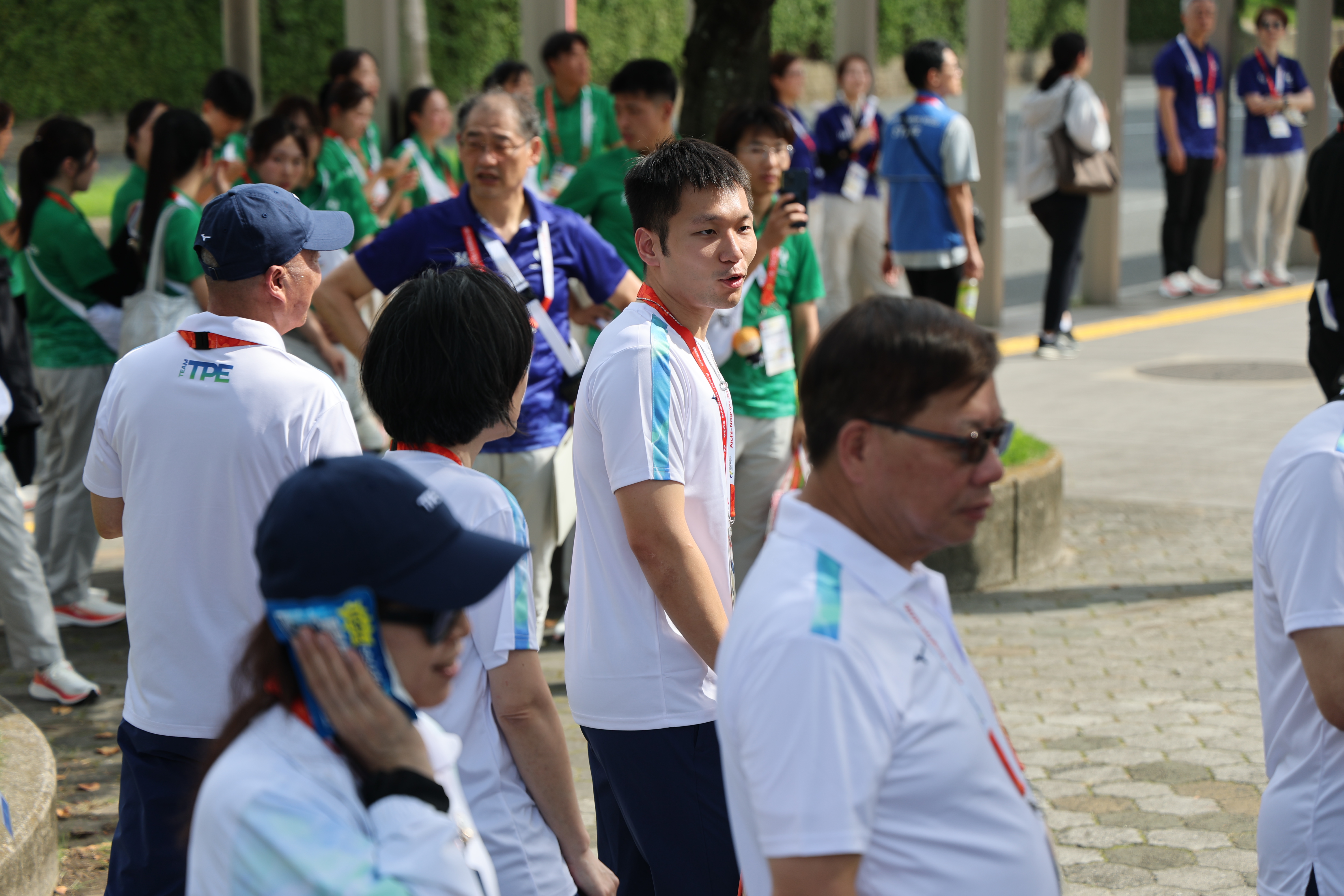 亞奧會拒絕李洋進場,亞運開村儀式台灣被迫退場。(中華奧會提供)