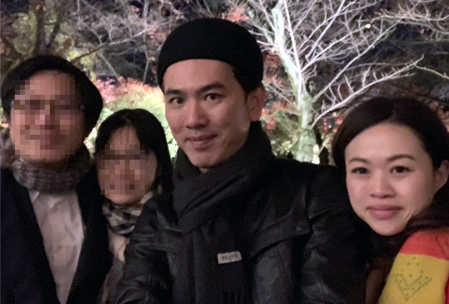蔡桑(右二)和蔡依儒(右)結婚10年,因多次劈腿最後離婚收場。翻攝自蔡亦竹IG)
