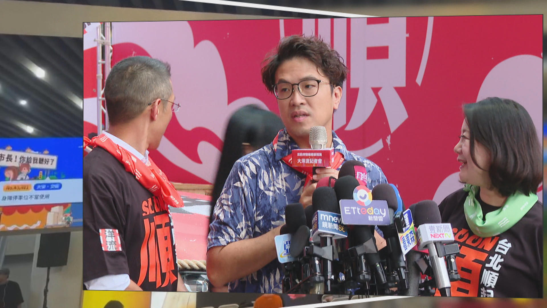 沈伯洋在年輕族群展現了強勁的競爭力。(資料畫面)