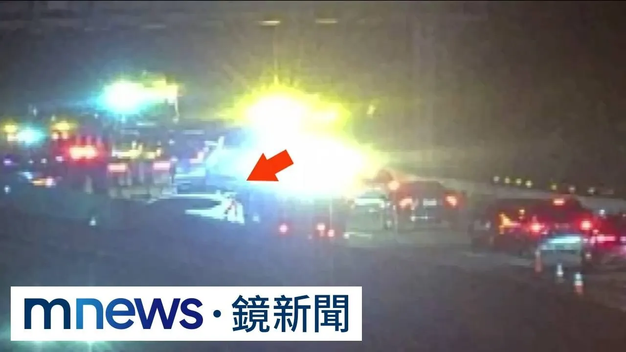 休旅車國道停路肩休息　突倒車4車連環撞釀4傷