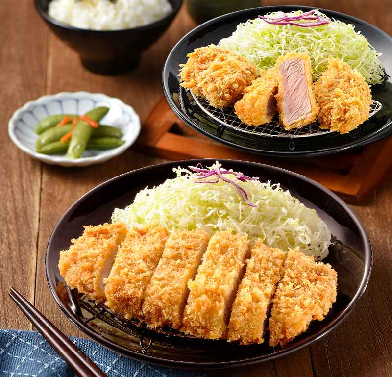 福勝亭「限時激安週」香酥炸腰內肉定食、開運豬排定食特價199元。(品牌提供)