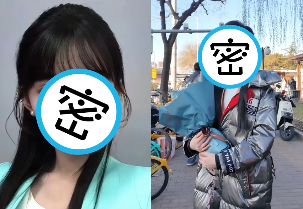 胡馨怡參加播報藝考時,被考官誤以為化妝,多次要求她卸妝。(翻攝微博)