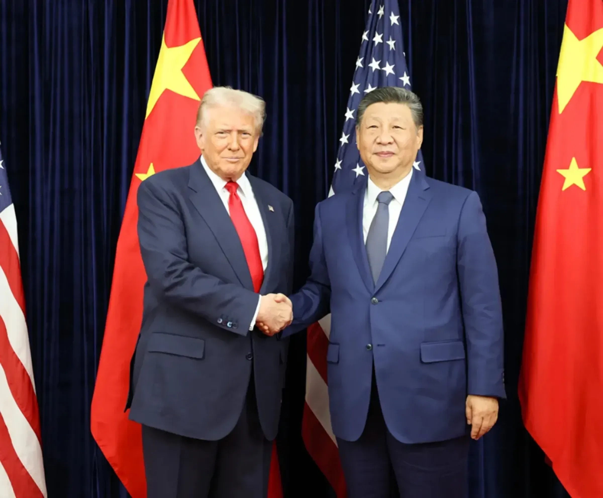 川普可能3月31日訪中,屆時雙方可望把南韓川習會談成的貿易休戰延長最長一年。(翻攝《新華社》官網)