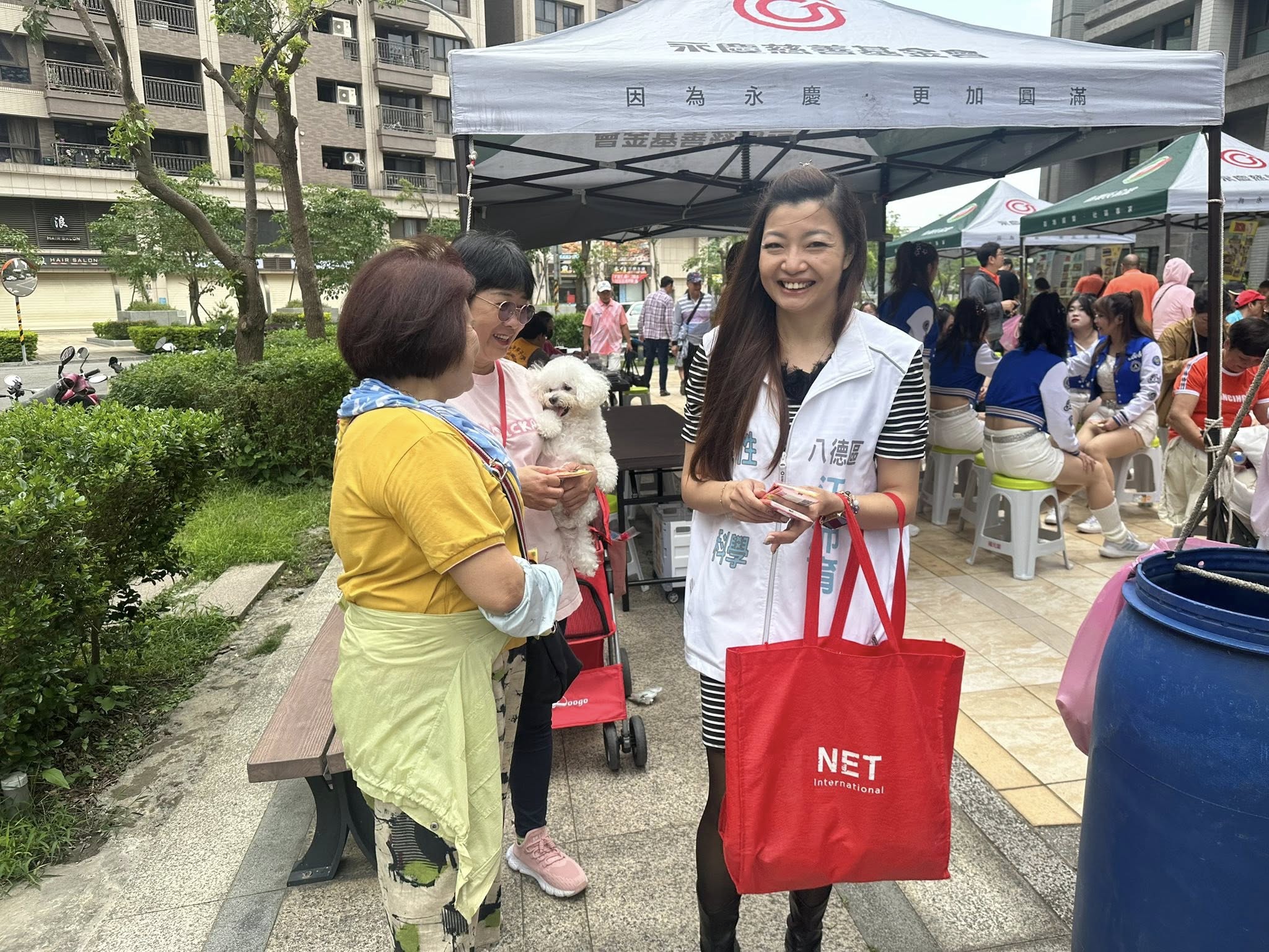 張沛育在桃園市八德區初選勝出但未獲白營提名。(翻攝自張沛育臉書)