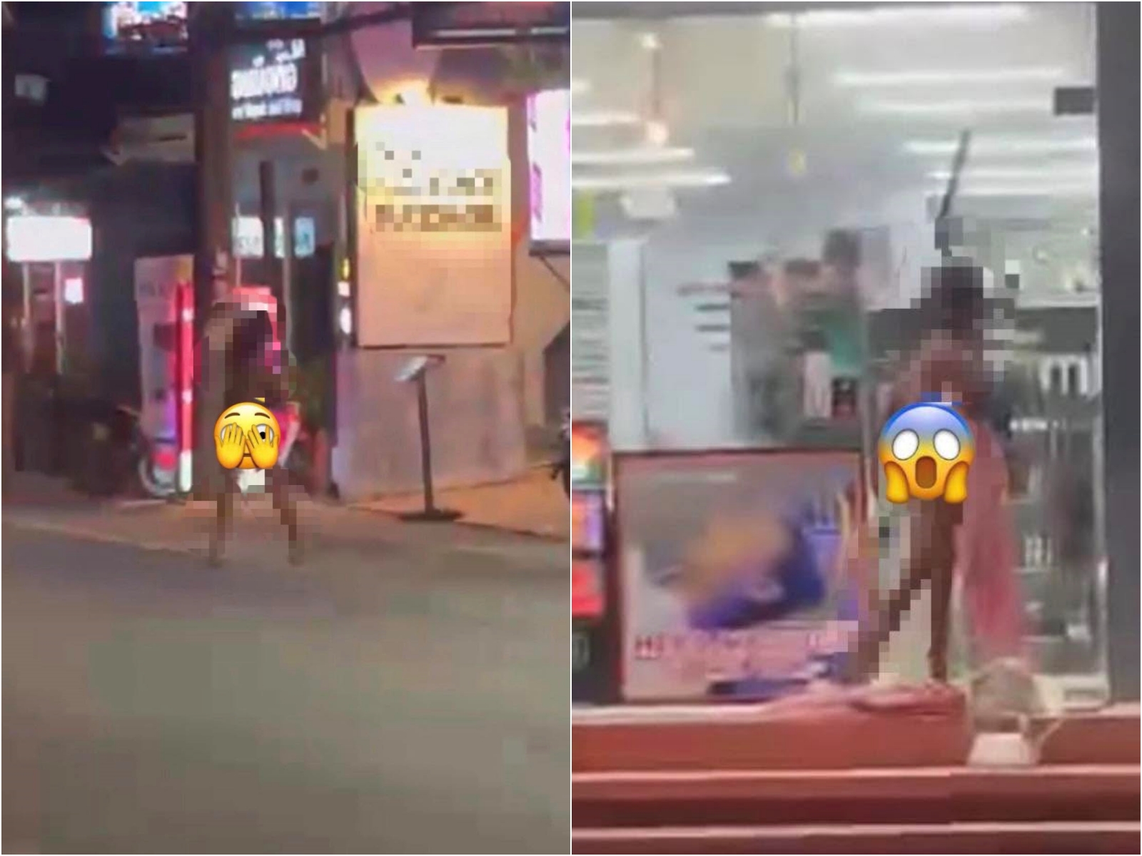 普吉島一名外國女子全身赤裸在街上鬧事,引發議論。(翻攝自Phuket Times臉書)