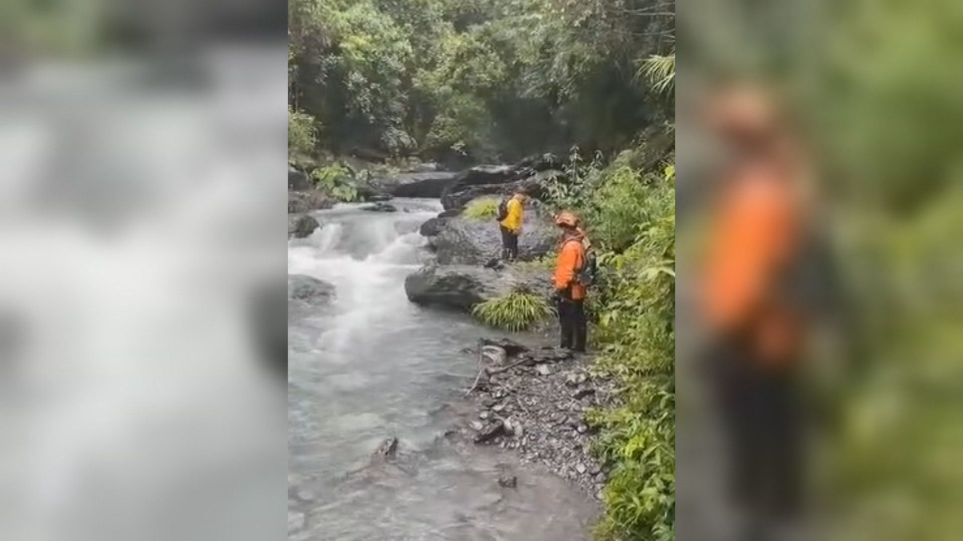 杜蘇芮颱風來襲前夕,有12人相約登山,其中兩名男子體力不支向消防局求救。