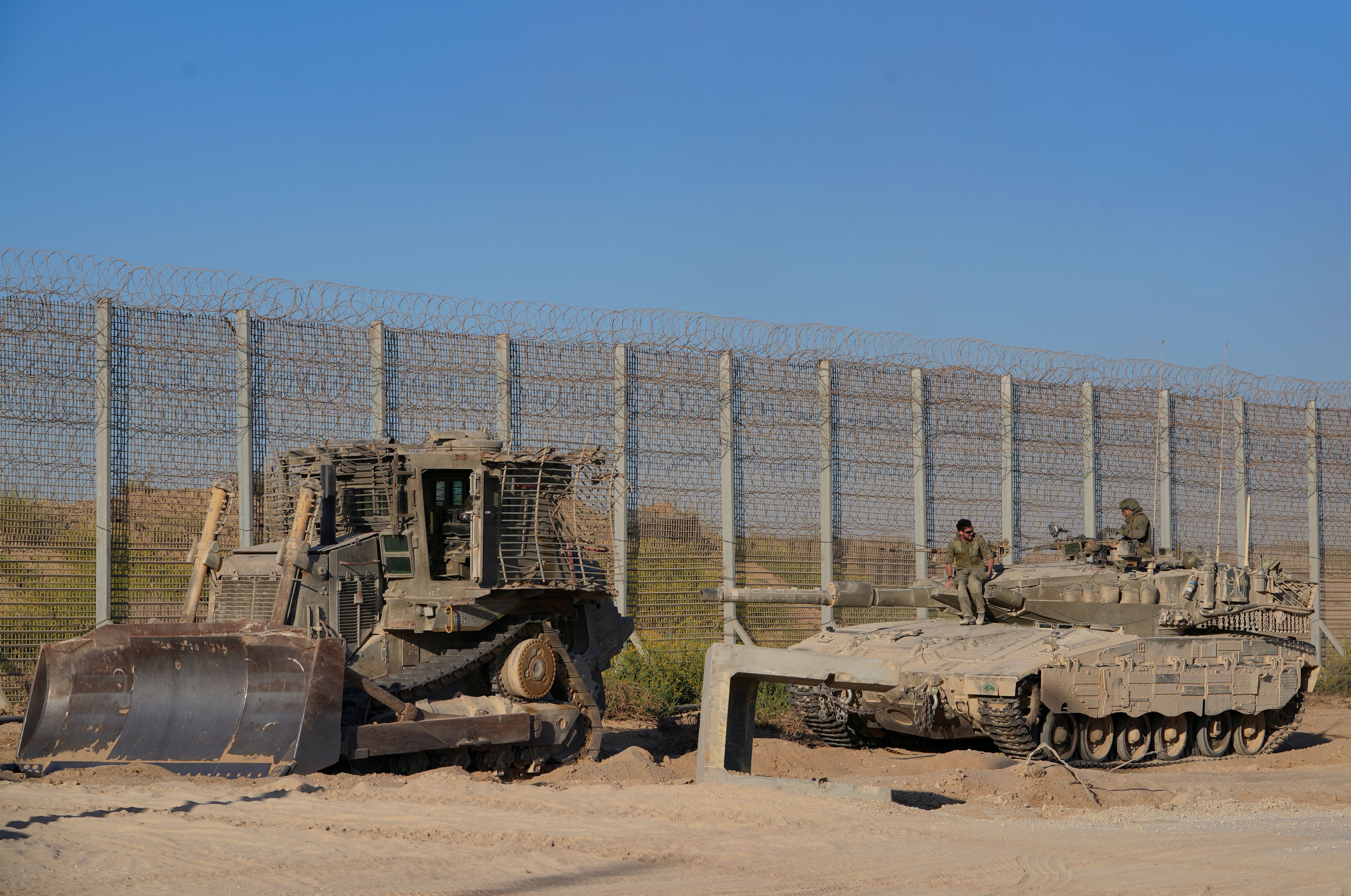以色列軍隊日前在加薩走廊擊斃辛瓦。(路透社)