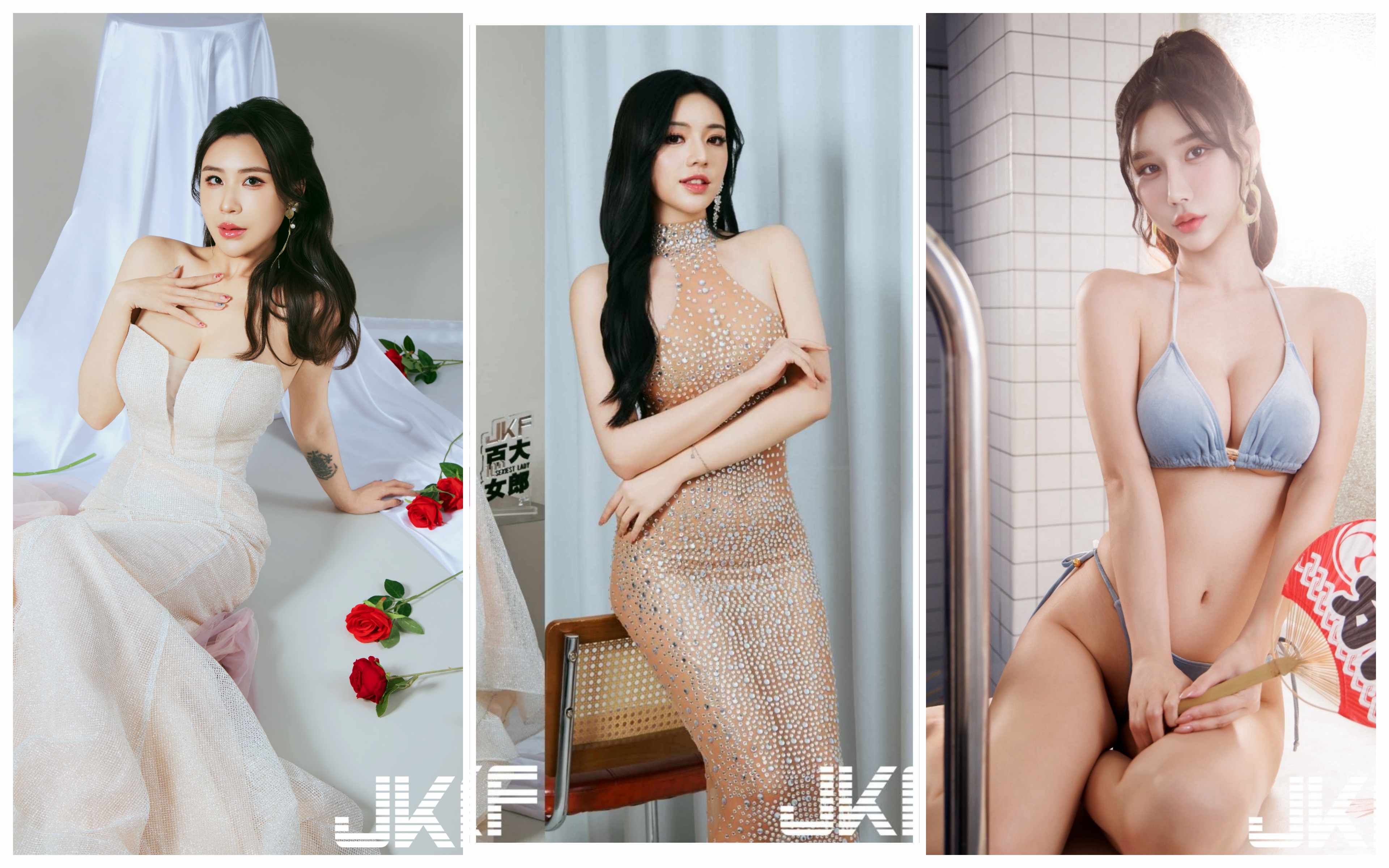 JKF女郎孫孫(左)、KIKI、夢夢。(圖/JKF提供)